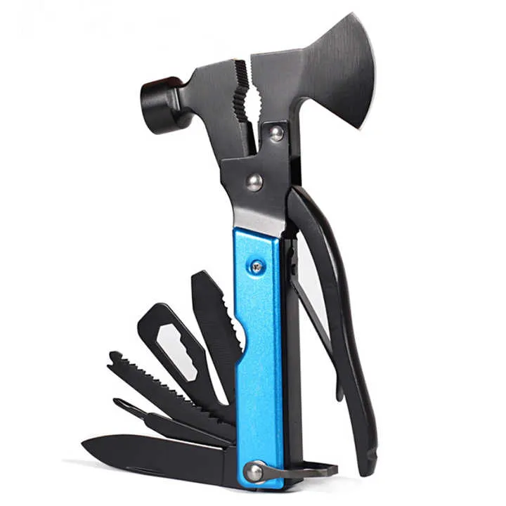 في الهواء الطلق متعددة الأدوات التخييم الفأس . Outdoor Multi-tool Camping Axe Hatchet with File