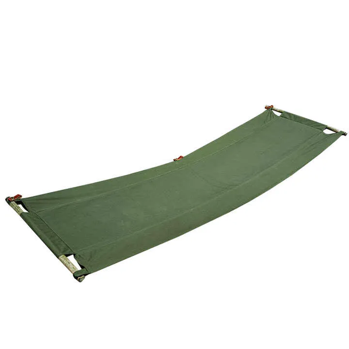 أرجوحة واحدة قابلة للطي من القطن TC خفيفة الوزن للتخييم الخفيف للغاية في الهواء الطلق -TC Cotton Single Folding Hammock Lightweight Ultralight Outdoor Camping