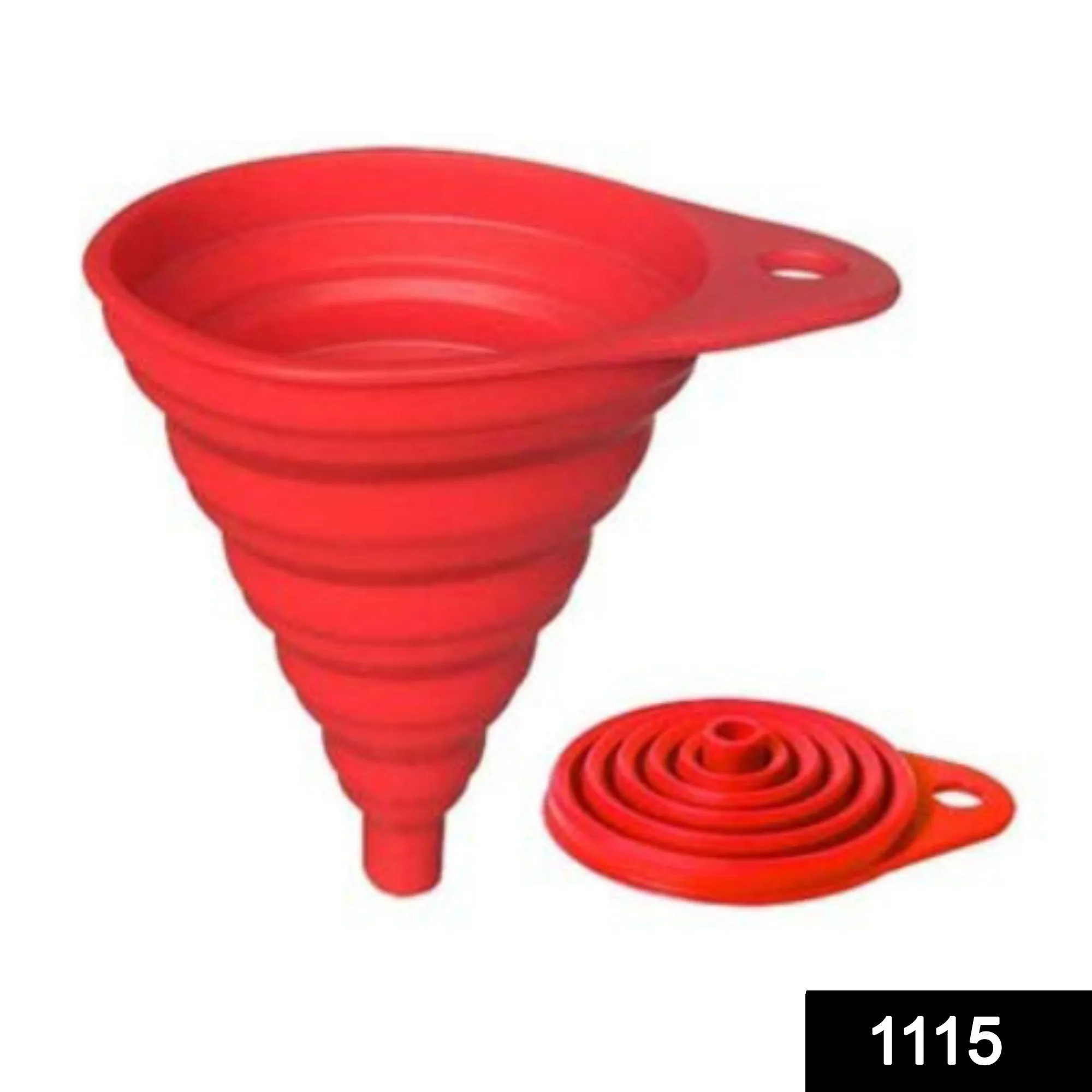 1115 Silicone Collapsible Funnel Kitchen for Flexible Extension