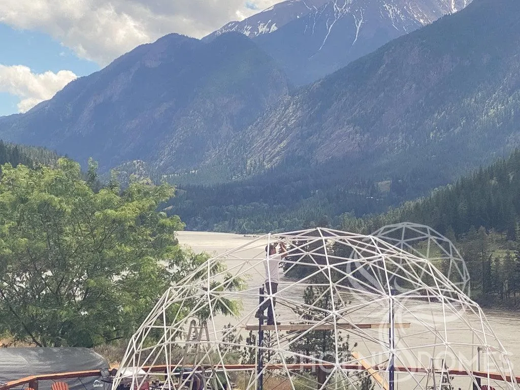4-Season DELUXE Glamping & Yoga Package Dome - 30'/9m - Phoenix Domes