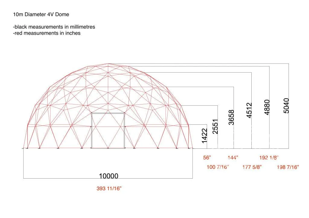 4-Season DELUXE Glamping & Yoga Package Dome - 30'/9m - Phoenix Domes