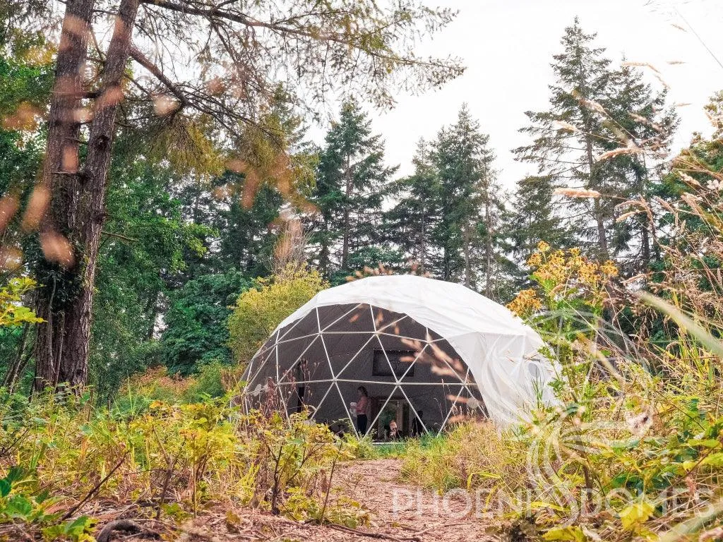 4-Season DELUXE Glamping & Yoga Package Dome - 30'/9m - Phoenix Domes