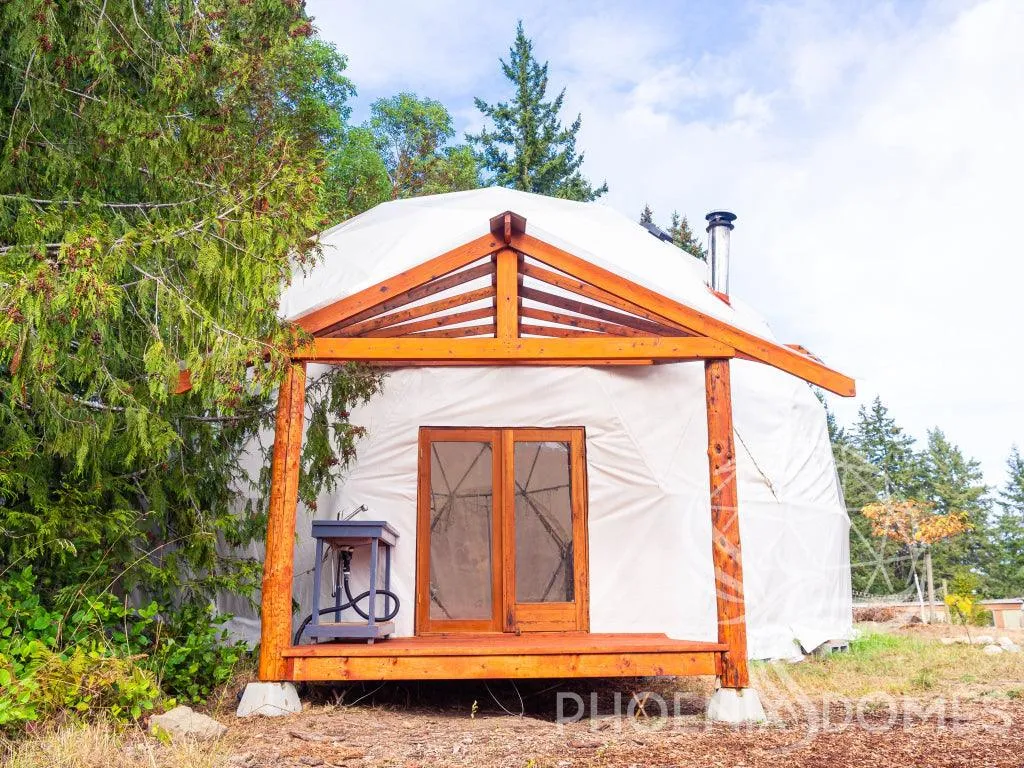 4-Season DELUXE Glamping & Yoga Package Dome - 33'/10m - Phoenix Domes