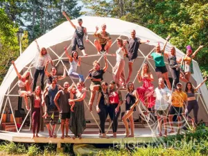 4-Season DELUXE Glamping & Yoga Package Dome - 33'/10m - Phoenix Domes