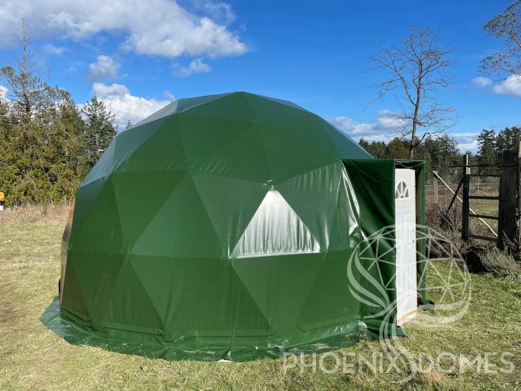 4-Season DELUXE Glamping Package Dome - 23'/7m - Phoenix Domes