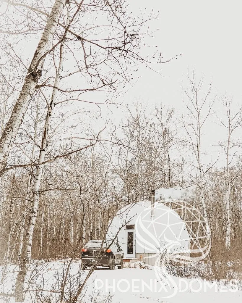 4-Season DELUXE Glamping Package Dome - 23'/7m - Phoenix Domes