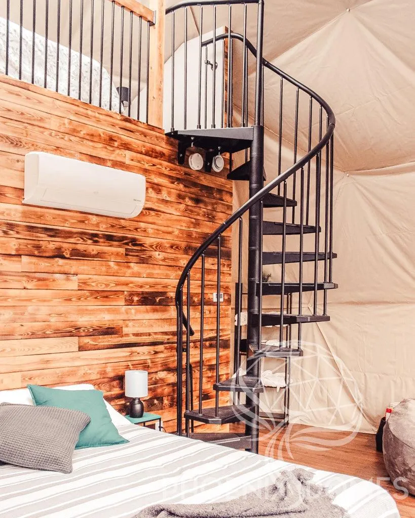 4-Season DELUXE Glamping Package Dome - 26'/8m - Phoenix Domes