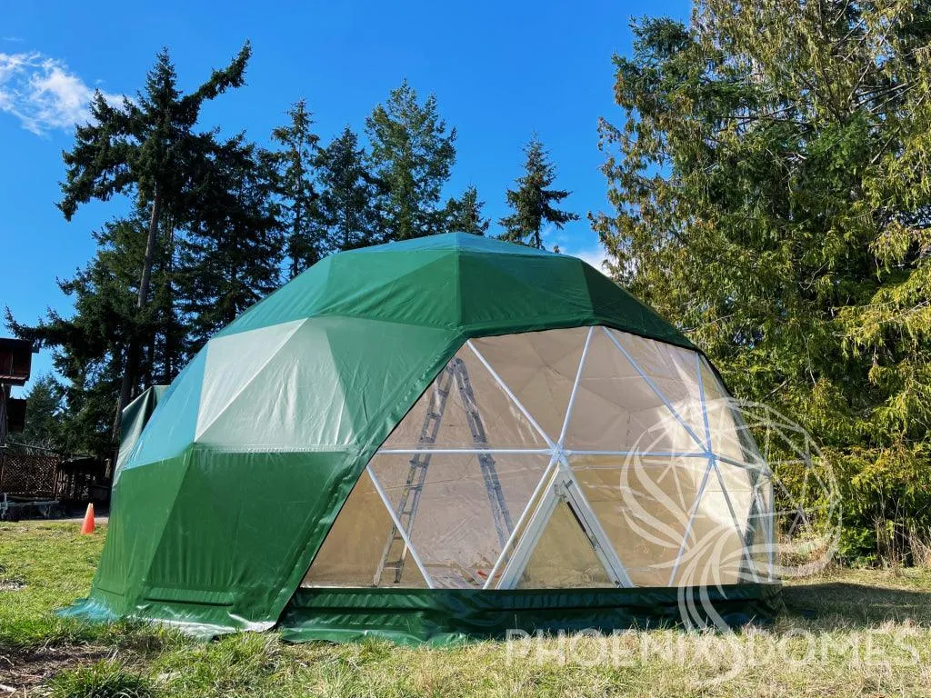 4-Season DELUXE Glamping Package Dome - 26'/8m - Phoenix Domes