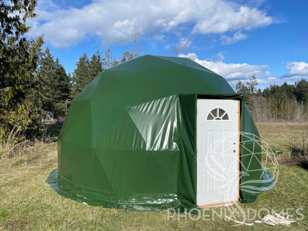 4-Season DELUXE Glamping Package Dome - 26'/8m - Phoenix Domes