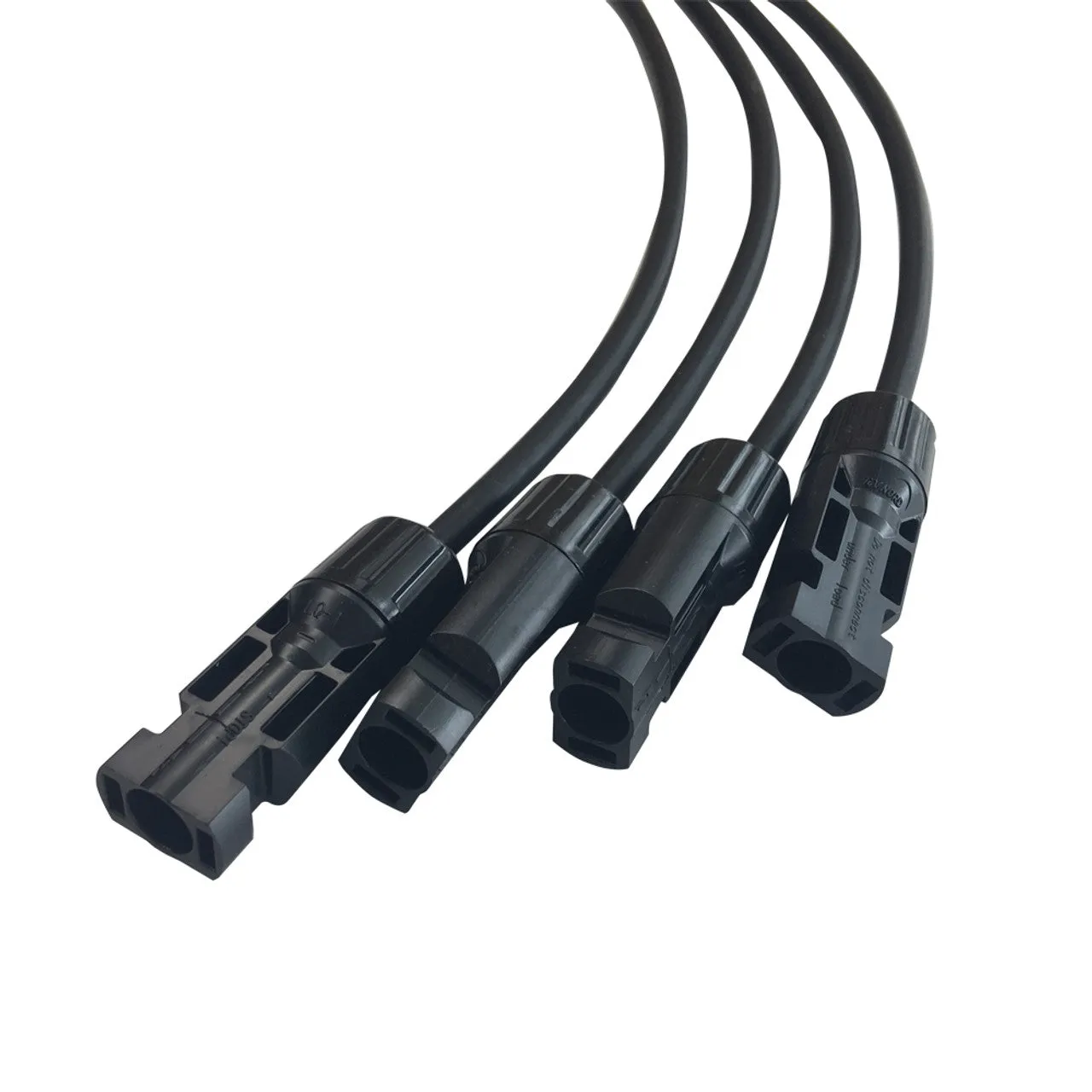 4 to 1 Solar Branch Connectors MMMMF FFFFM Pair