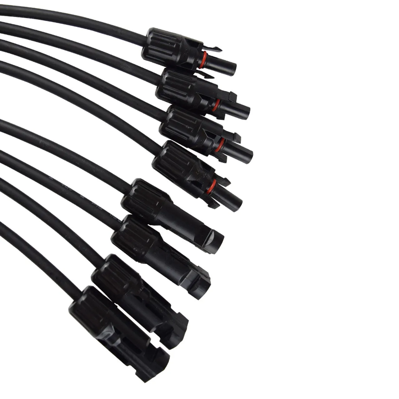 4 to 1 Solar Branch Connectors MMMMF FFFFM Pair