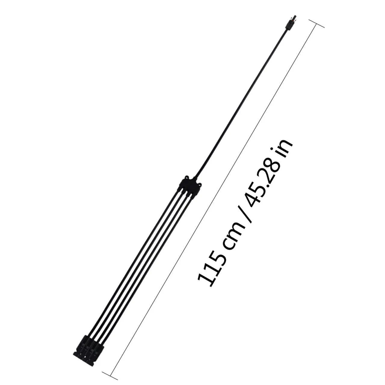 4 to 1 Solar Branch Connectors MMMMF FFFFM Pair