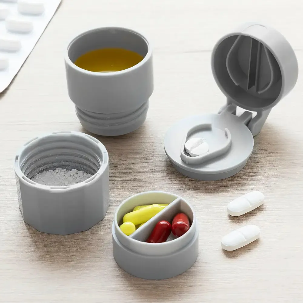 5-in-1 Pill Dispenser with Cutter and Crusher Fivlok Innovagoods