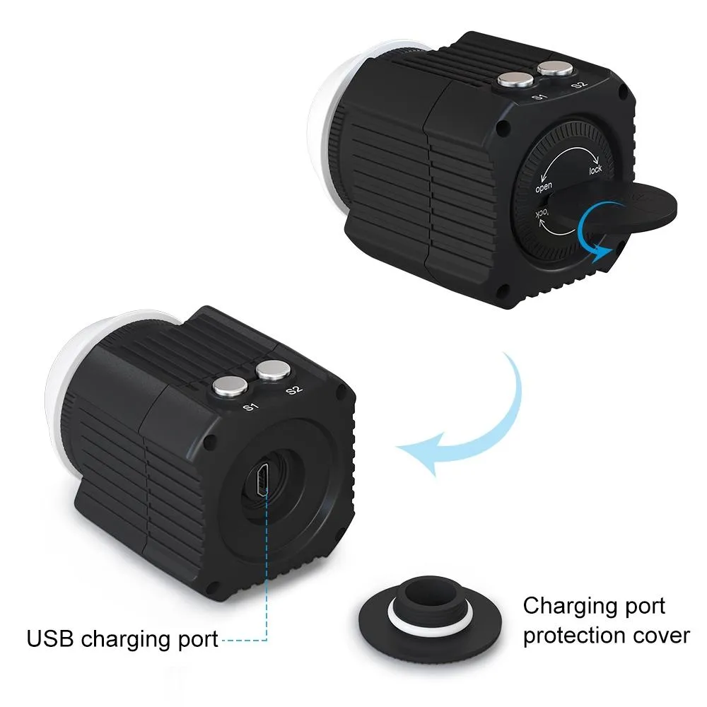 60m Waterproof Led Diving Light for Gopro Hero 12 - Perfect for Underwater Photography