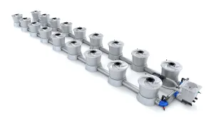 Alien Hydroponics - V-SYSTEM 18 Pot 2 Row Kit