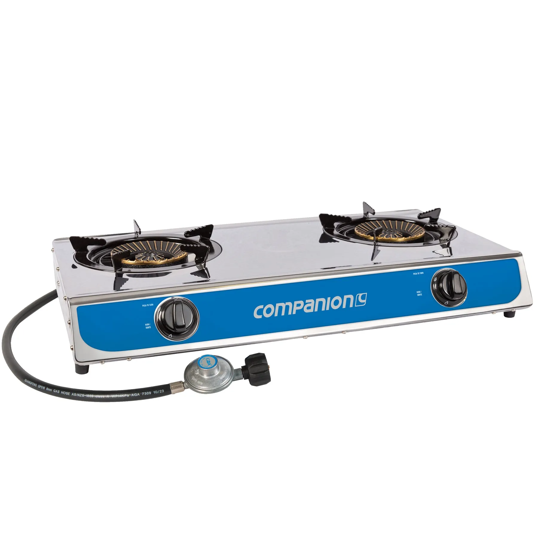Double Burner Wok Cooker Stove
