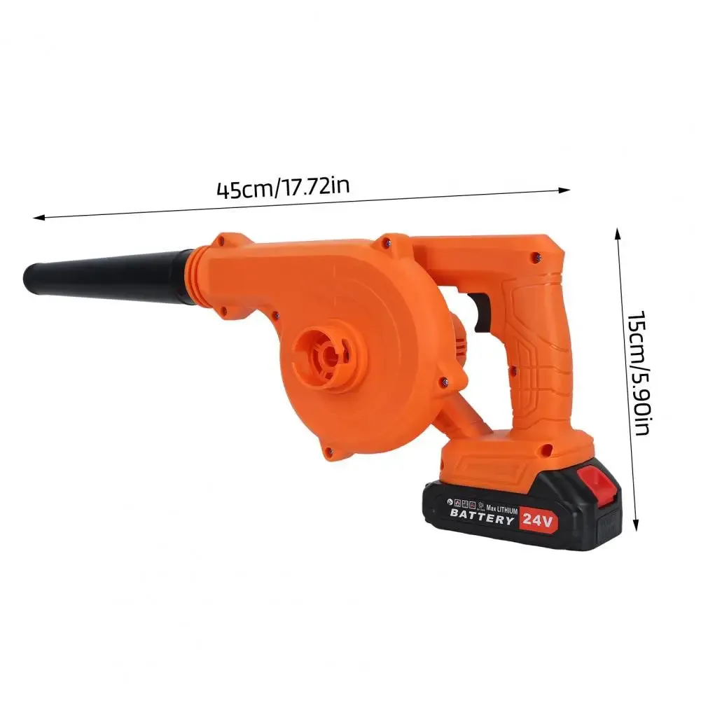 Electric Leaf Blower Cordless, Electric Leaf Blower for Lawn Care, Battery Powered Leaf Blower for Snow Blowing (2 Batteries & 1