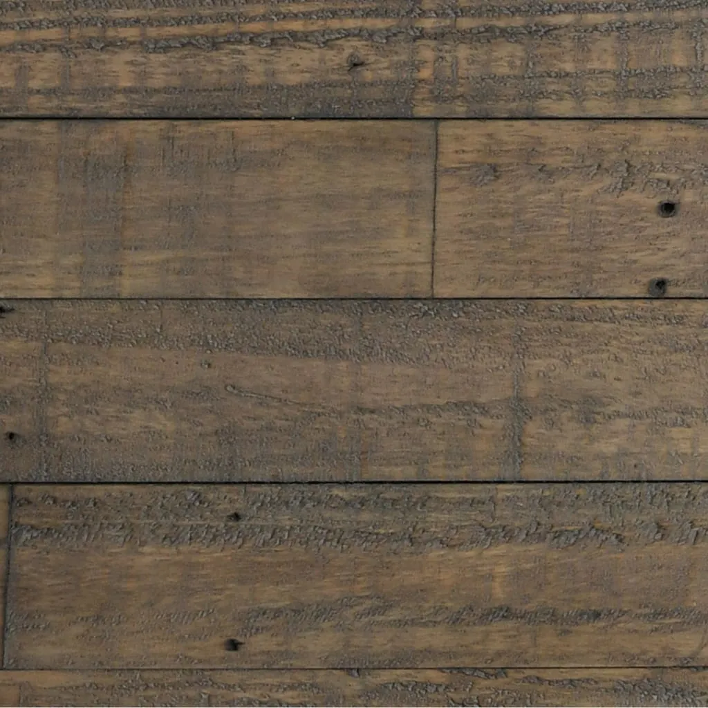 Handcrafted Reclaimed Wood Dining Bench with Grains, Distressed Gray - BM203606 By Casagear Home