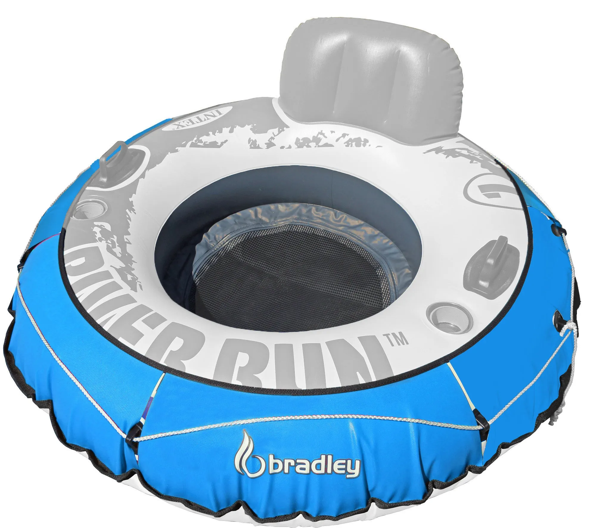 Heavy Duty River Tube Cover Only; Made in USA to fit River Run Tube; Compatible with Intex Inflatable River Run river float tube & Most 53" River Tubes