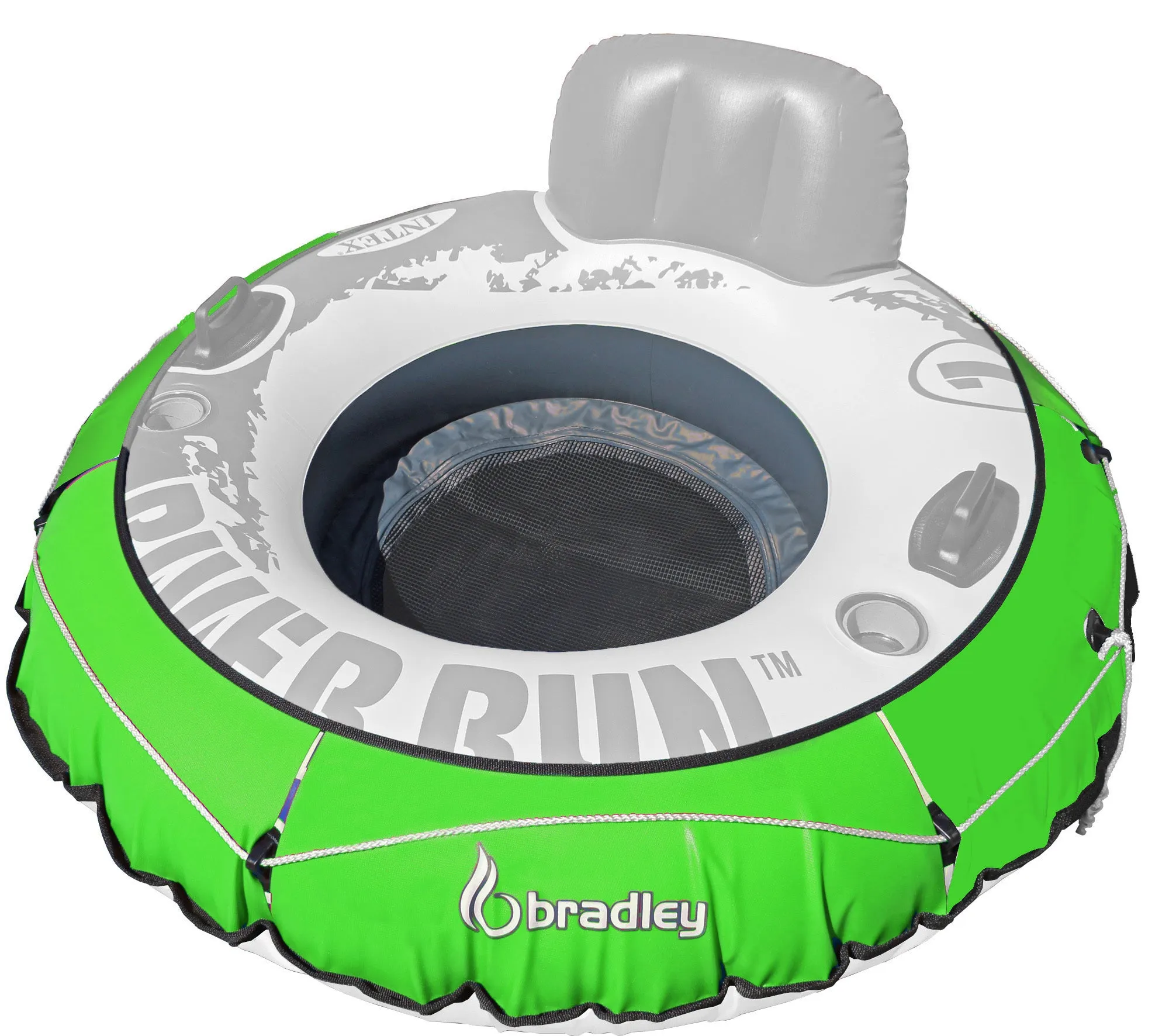Heavy Duty River Tube Cover Only; Made in USA to fit River Run Tube; Compatible with Intex Inflatable River Run river float tube & Most 53" River Tubes