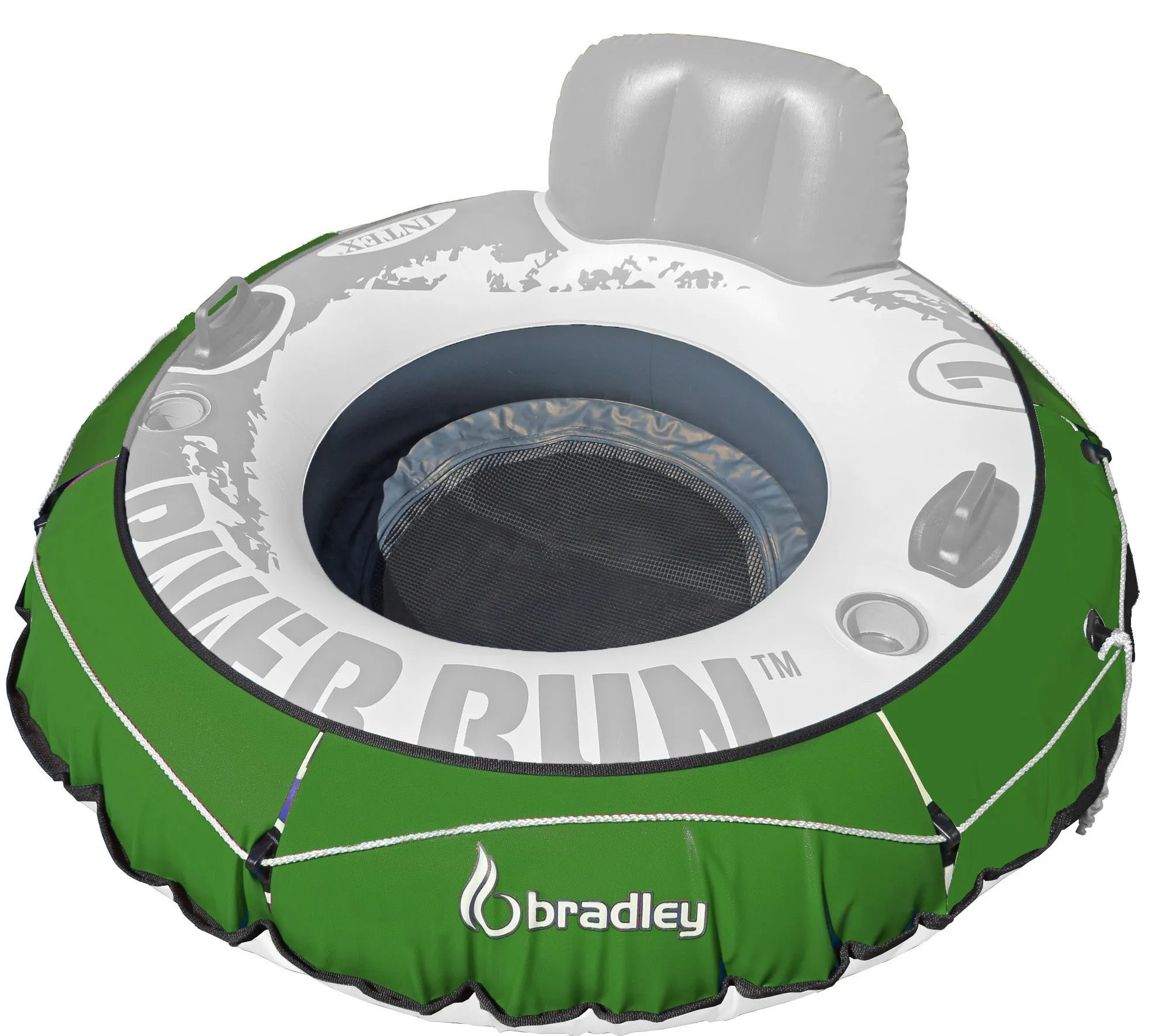Heavy Duty River Tube Cover Only; Made in USA to fit River Run Tube; Compatible with Intex Inflatable River Run river float tube & Most 53" River Tubes
