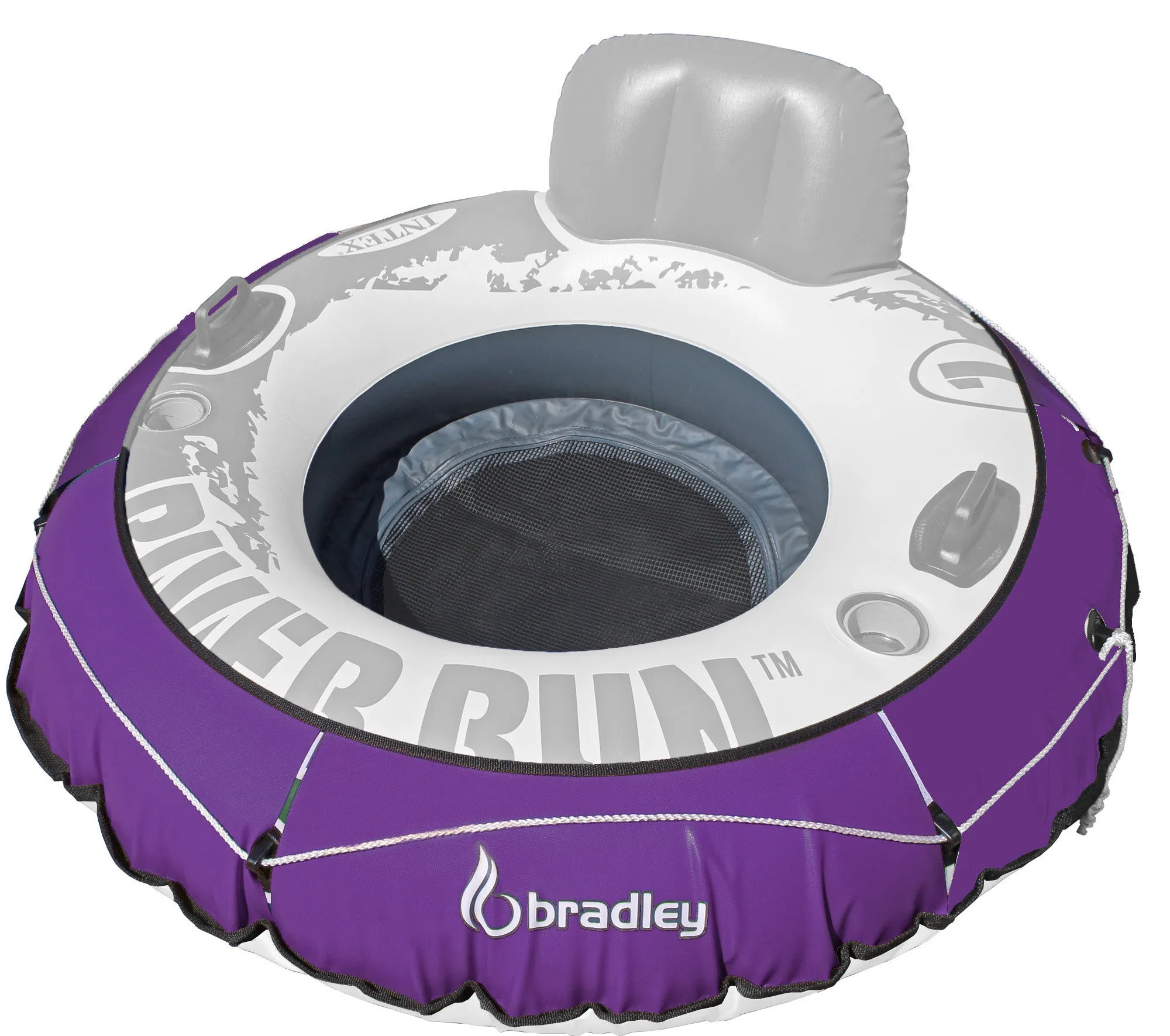 Heavy Duty River Tube Cover Only; Made in USA to fit River Run Tube; Compatible with Intex Inflatable River Run river float tube & Most 53" River Tubes