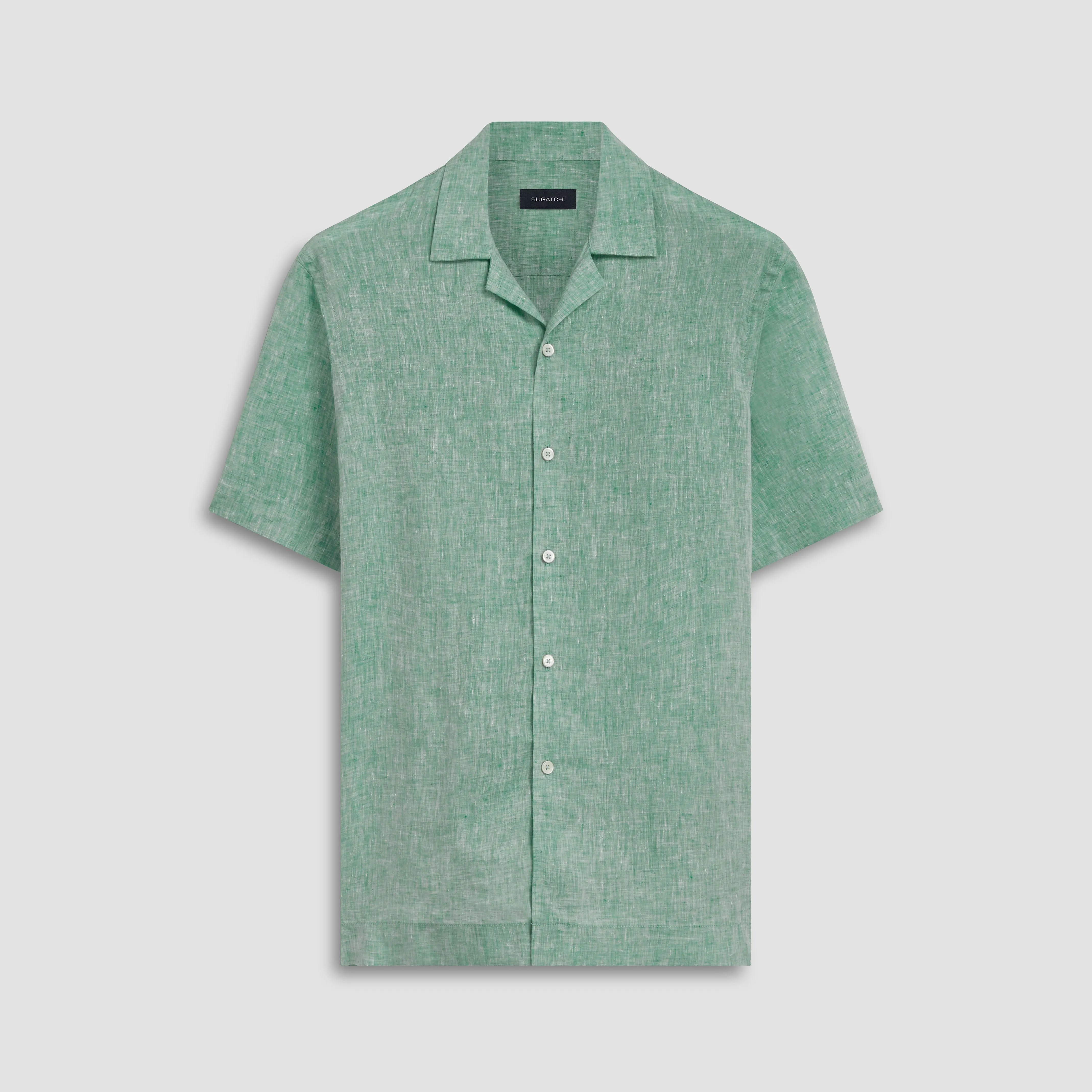 Jackson Solid Short Sleeve Linen Shirt