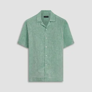 Jackson Solid Short Sleeve Linen Shirt