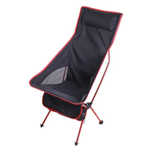Portable Folding Chair Outdoor Camping Travel Fishing Chair 150kg MaxLoad BBQ