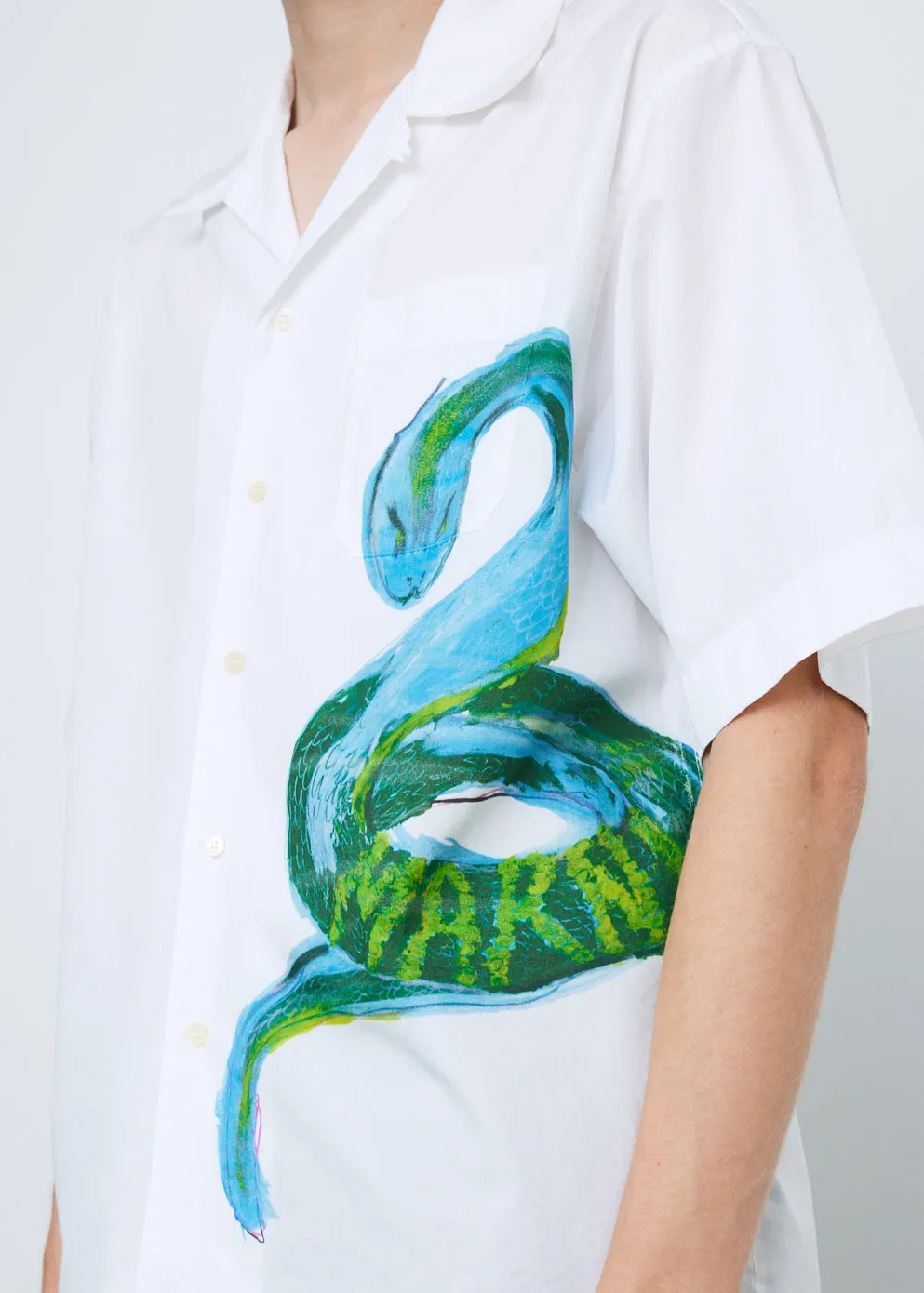 Short Sleeve Camp Collar Shirt