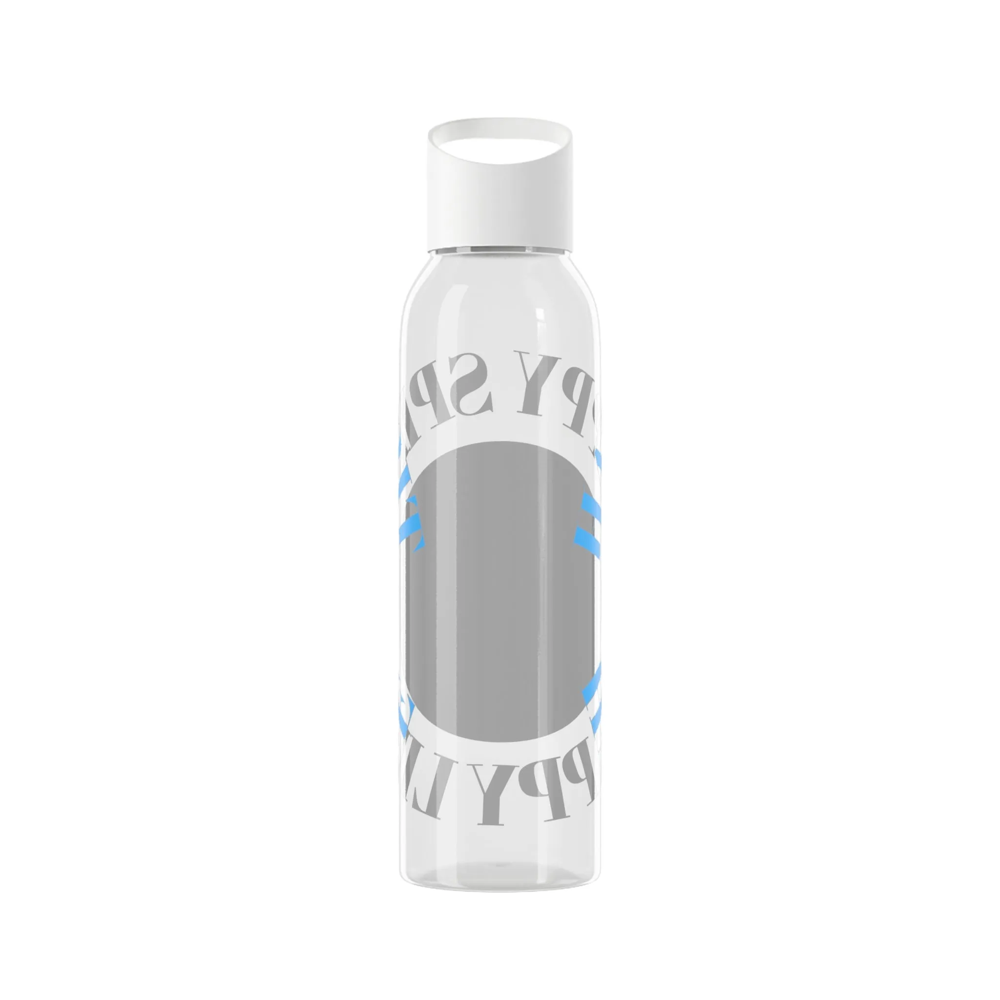 Water Bottle Happy Spirit Happy Life, Aesthetic Pink, Smile Face, Trendy Tumblr Bottle, Tritan Purple Happy Mind Tumbler, BPA Free Bottle